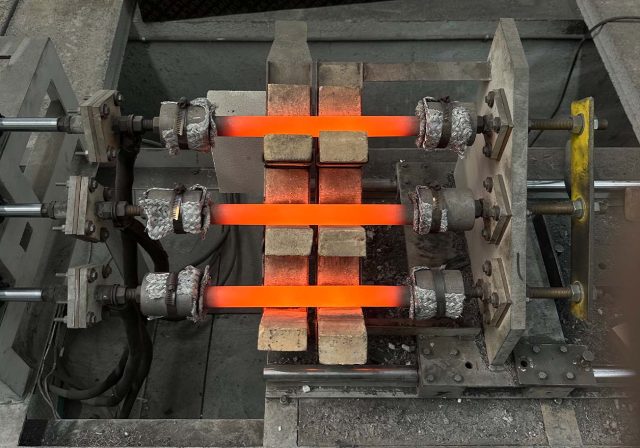 Silicon carbide rod heating test